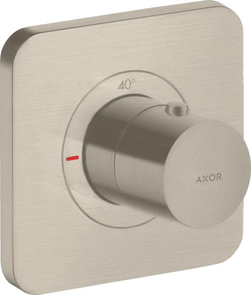 Axor Citterio E Thermostatic Mixer 120/120 For Concealed Installation Brushed Nickel