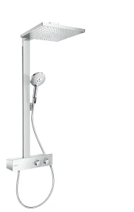 Hansgrohe Raindance E Showerpipe 300 1jet Ecosmart With Showertablet 350 Chrome