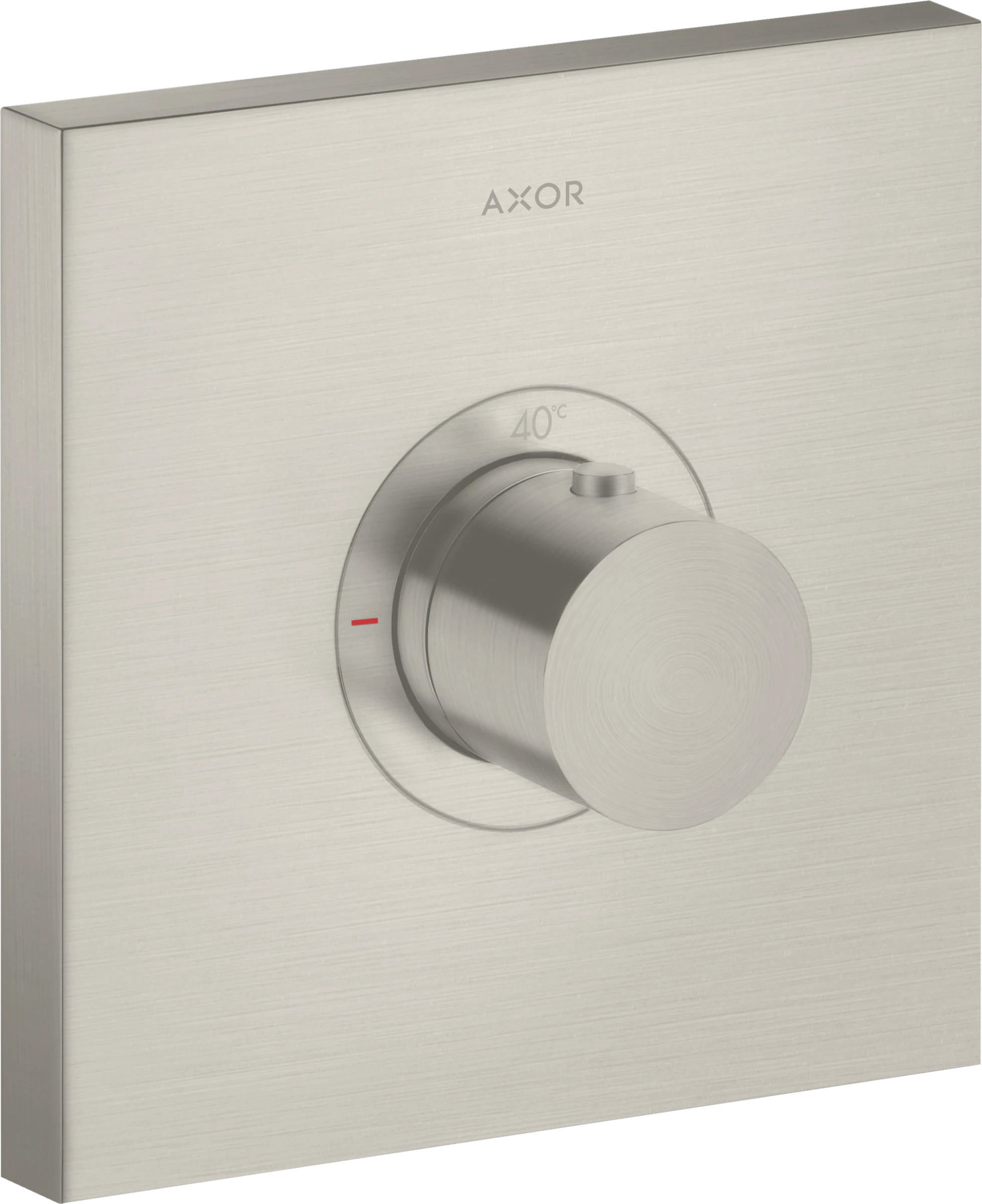Axor Showerselect Thermostatic Mixer Highflow Square For Concealed Installation Stainless Steel