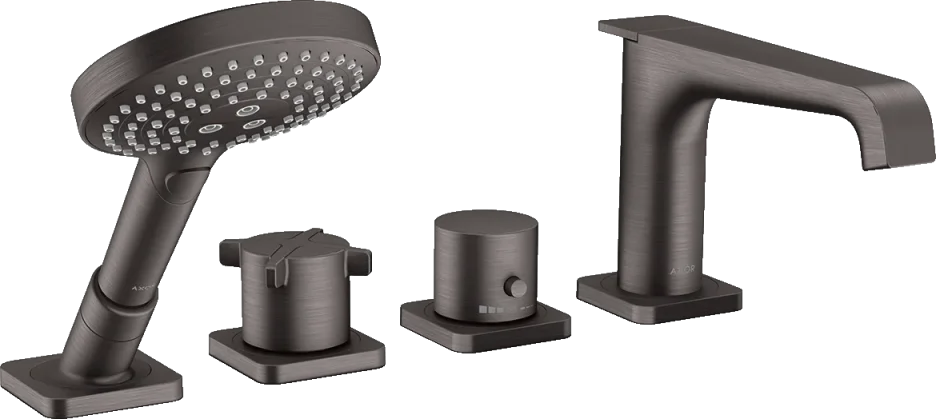 Axor Citterio E 4-hole Rim-mounted Thermostatic Bath Mixer product image - Image 1