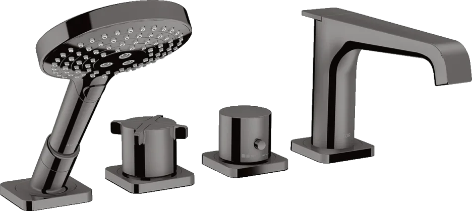 Axor Citterio E 4-hole Rim-mounted Thermostatic Bath Mixer product image - Image 1
