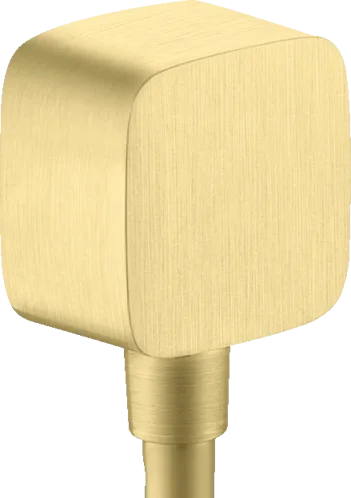 Axor Showersolutions Wall Outlet Softsquare Brushed Brass product image - Image 1