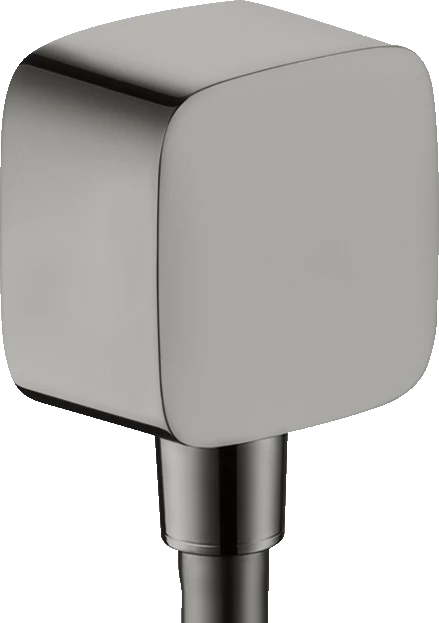 Axor Showersolutions Wall Outlet Softsquare Polished Black Chrome