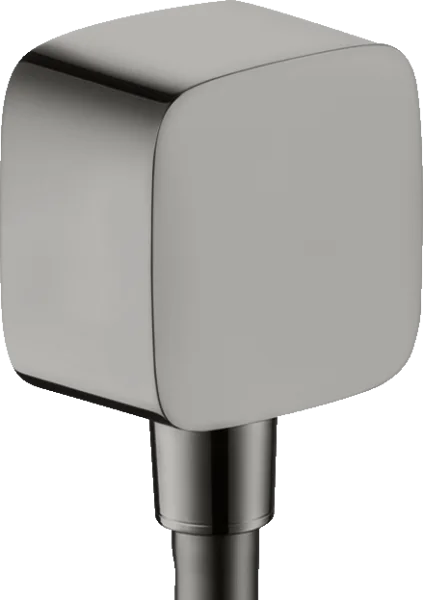 Axor Showersolutions Wall Outlet Softsquare Polished Black Chrome