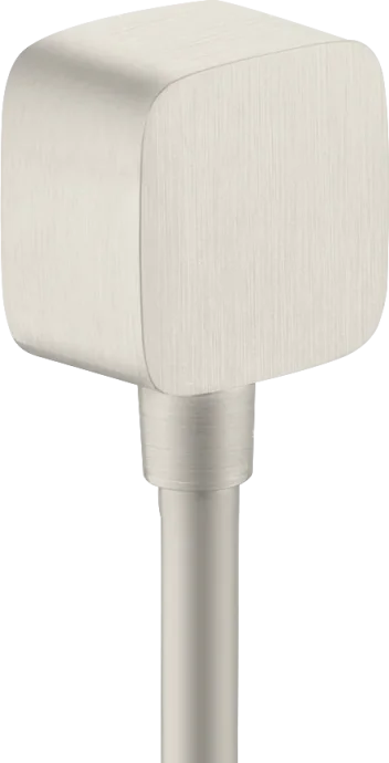 Axor Showersolutions Wall Outlet Softsquare Stainless Steel Optic product image - Image 1