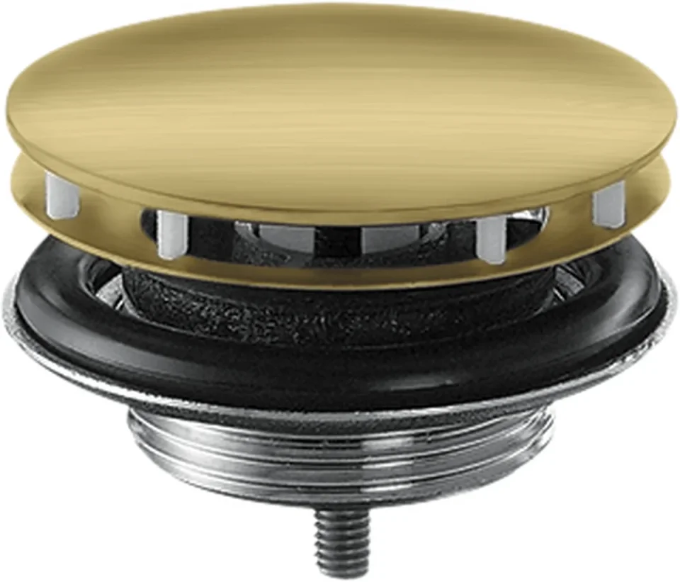 Axor Waste Set 11/4" Non-closing For Washbasins Brushed Brass product image - Image 1