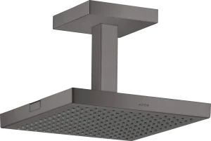 Axor Showersolutions Overhead Shower 240/240 1jet With Ceiling Connection Brushed Black Chrome