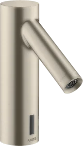Axor Starck Electronic Basin Mixer Without Temperature Control With 230 V Mains Connection Brushed Nickel