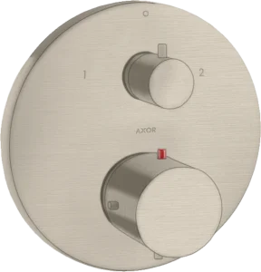 Axor Starck Thermostatic Mixer For Concealed Installation With Shut-off / Diverter Valve Brushed Nickel