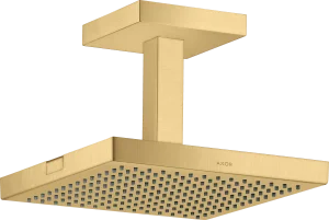Axor Showersolutions Overhead Shower 240/240 1jet With Ceiling Connection Gold Brushed