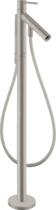 Axor Starck Single Lever Bath Mixer Floor-standing With Pin Handle Stainless Steel