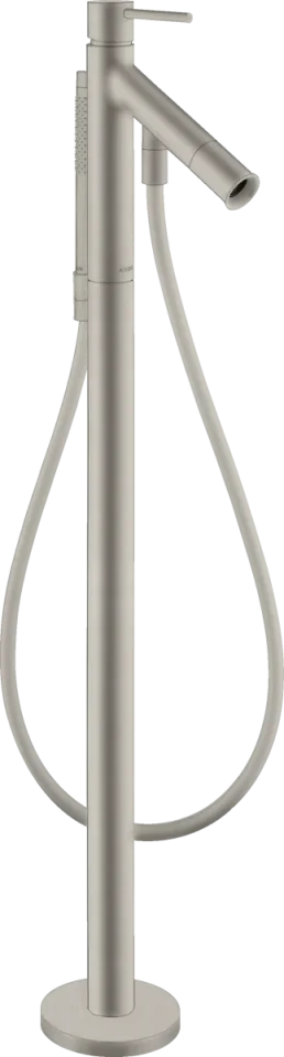 Axor Starck Single Lever Bath Mixer Floor-standing With Pin Handle Stainless Steel Optic product image - Image 1