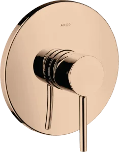 Axor Starck Single Lever Manual Shower Mixer For Concealed Installation With Pin Handle Polished Red Gold
