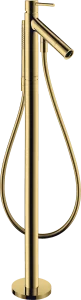 Axor Starck Single Lever Bath Mixer Floor-standing With Pin Handle Gold Polished