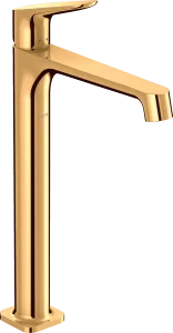 Axor Citterio M Single Lever Basin Mixer 250 For Wash Bowls Without Waste Gold Polished