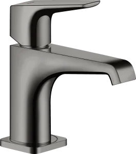 Axor Citterio E Single Lever Basin Mixer 90 For Cloakroom Basins With Lever Handle Without Waste Polished Black Chrome