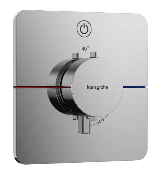 Hansgrohe Showerselect Comfort Q Thermostatic Shower Mixer Concealed 262 X 233 X 168mm Chrome