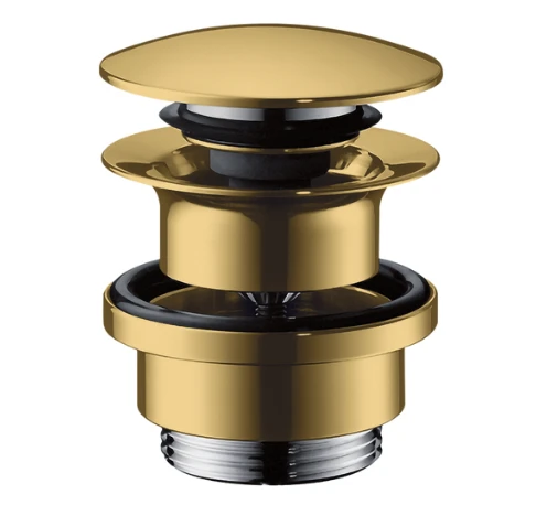 Axor Waste Set 11/4" Push-open For Basin And Bidet Mixers Gold Polished