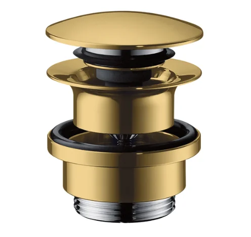 Axor Waste Set 11/4" Push-open For Basin And Bidet Mixers Gold Polished