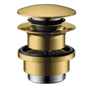 Axor Waste Set 11/4" Push-open For Basin And Bidet Mixers Gold Polished