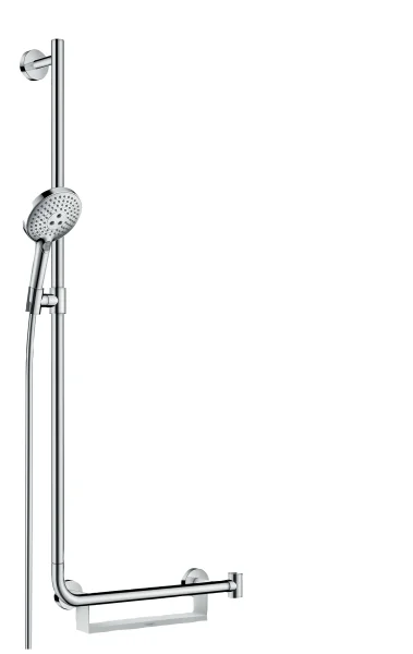 Hansgrohe Raindance Select S Shower Set 120 3jet With Shower Rail 110 Cm Left Chrome