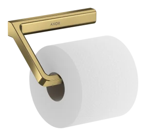 Axor Universal Softsquare Toilet Roll Holder Without Cover Brushed Brass