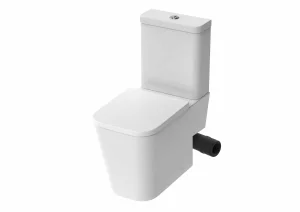Saneux Matteo Close Coupled Right Hand Soil Exit Wc Pan - Rimless