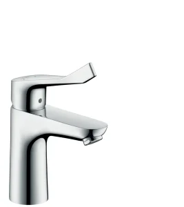 Hansgrohe Focus Single Lever Basin Mixer 100 With Extra Long Handle Without Waste Chrome