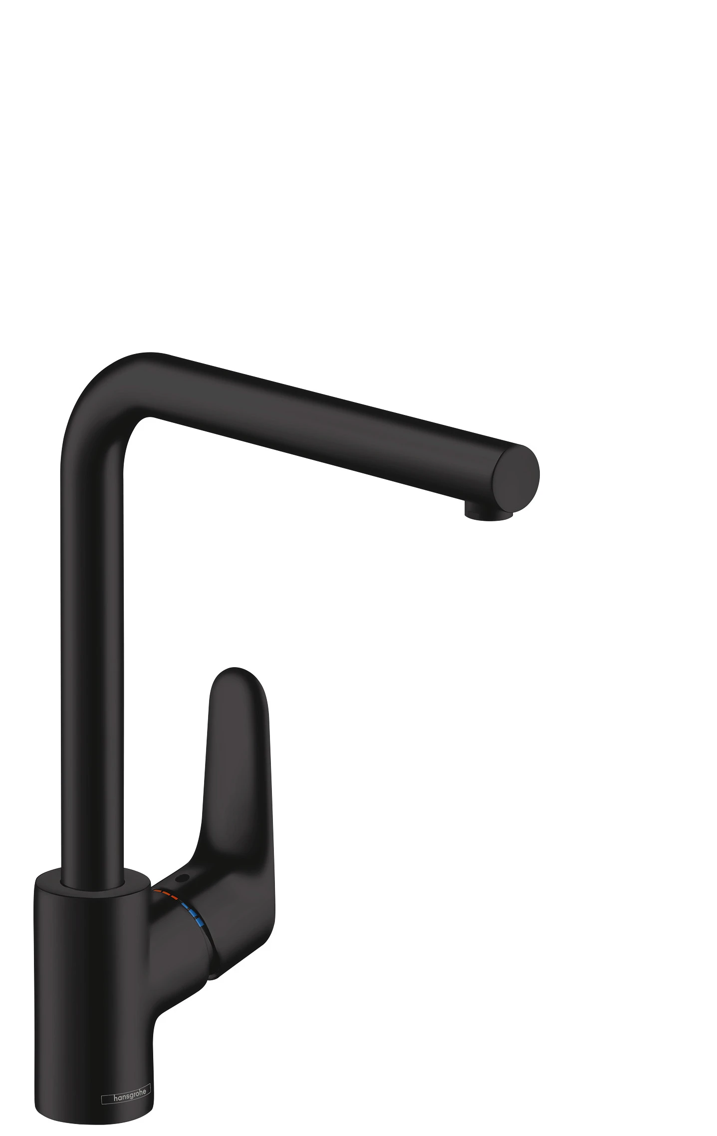 Hansgrohe Focus M41 Single Lever Kitchen Mixer 280, Single Spray Mode Matt Black