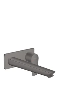 Hansgrohe Talis E Single Lever Basin Mixer For Concealed Installation With Spout 22.5 Cm Brushed Black Chrome