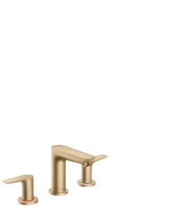 Hansgrohe Talis E 3-hole Basin Mixer With Pop-up Waste Brushed Bronze