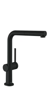 Hansgrohe Talis M54 Single Lever Kitchen Mixer 270 With Pull-out Spout, Single Spray Mode Matt Black
