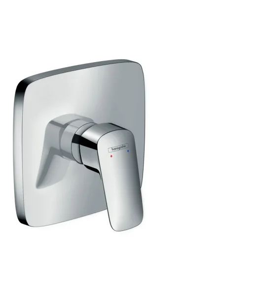 Hansgrohe Logis Single Lever Manual Shower Mixer Soft Cube For Concealed Installation Chrome