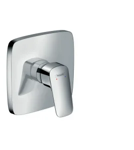Hansgrohe Logis Single Lever Manual Shower Mixer Soft Cube For Concealed Installation Chrome