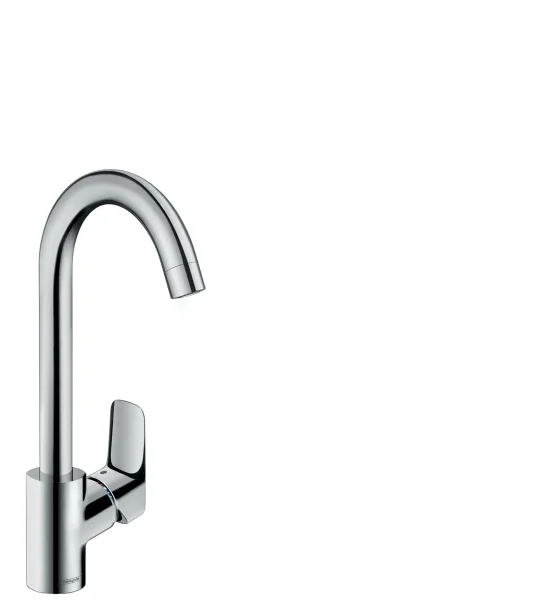 Hansgrohe Logis M31 Single Lever Kitchen Mixer 260, Single Spray Mode Chrome