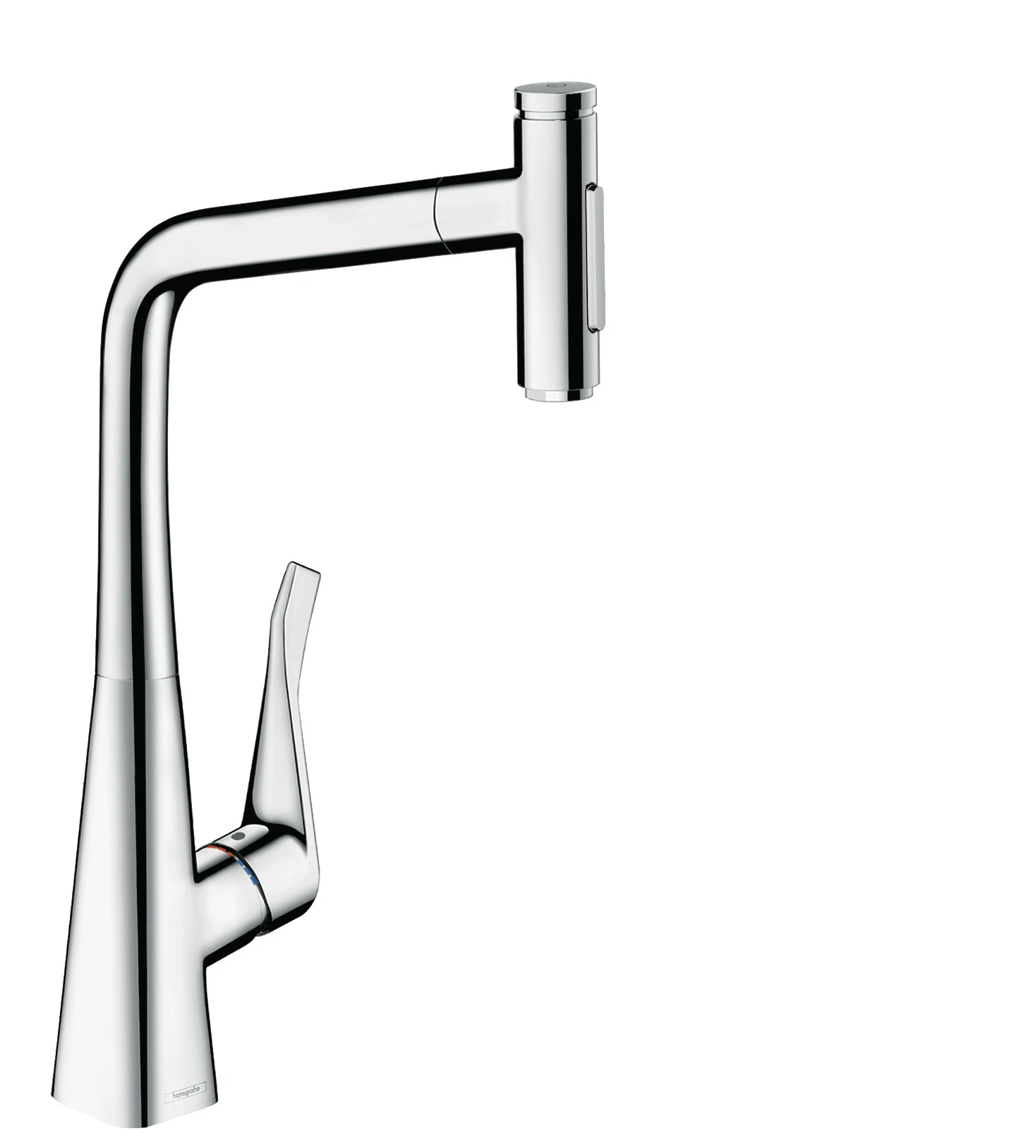 Hansgrohe Metris Select M71 Single Lever Kitchen Mixer With Pull-out Spray Chrome
