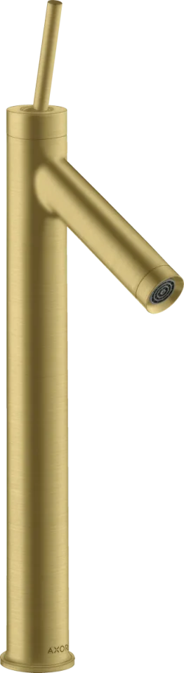Axor Starck Single Lever Basin Mixer 250 For Wash Bowls Without Waste Brushed Brass product image - Image 1