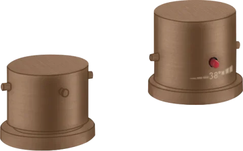 Axor Starck 2-hole Rim-mounted Thermostatic Bath Mixer With Zero Handles product image - Image 1