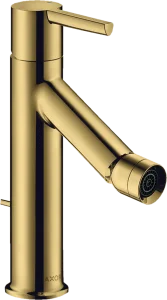 Axor Starck Single Lever Bidet Mixer With Lever Handle And Pop-up Waste Gold Polished