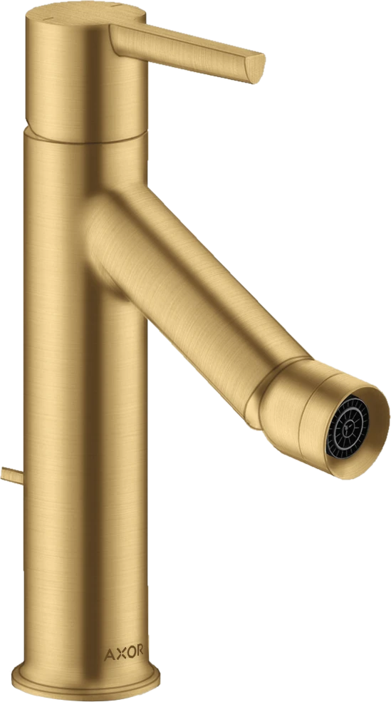 Axor Starck Single Lever Bidet Mixer With Lever Handle And Pop-up Waste Gold Brushed