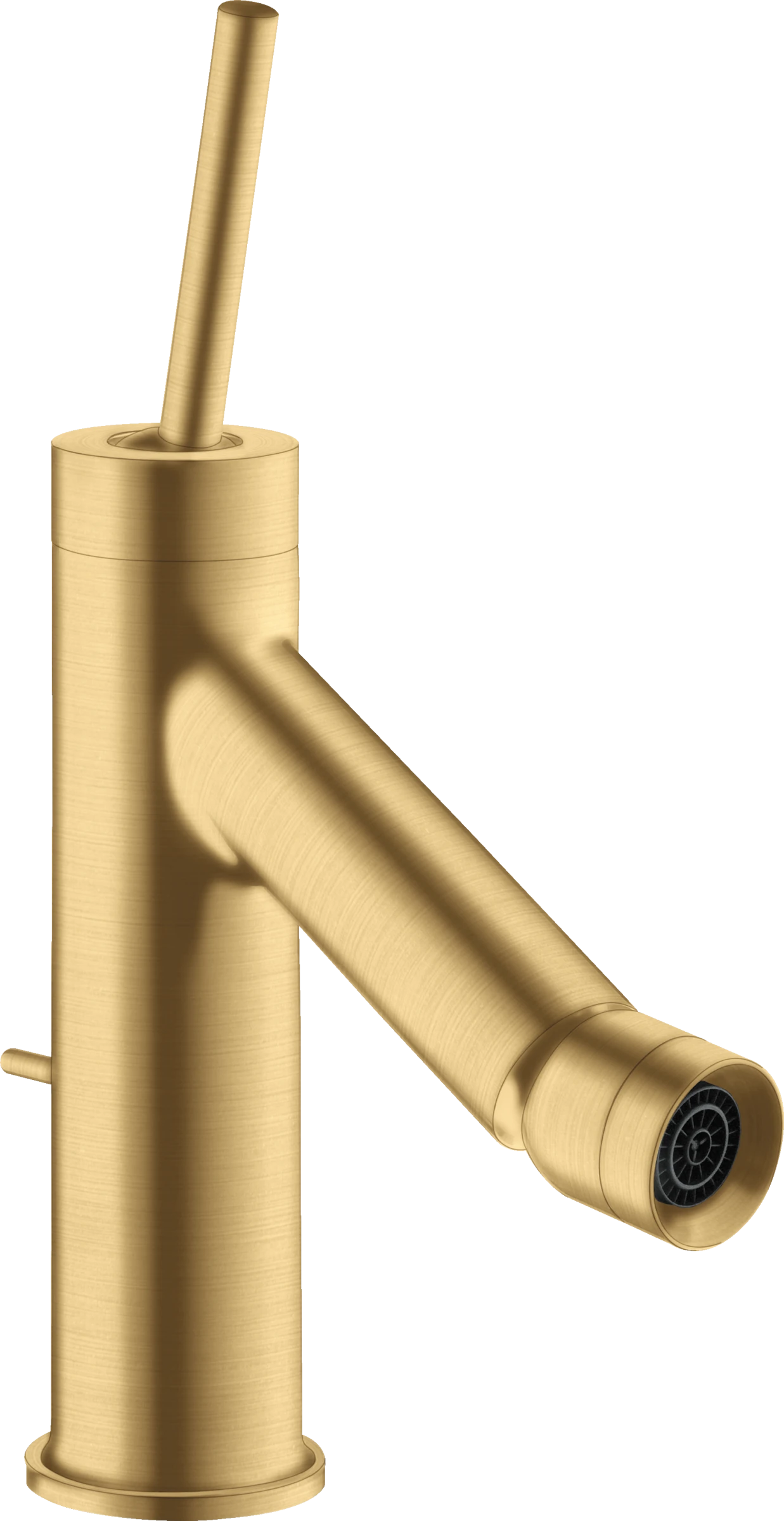 Axor Starck Single Lever Bidet Mixer With Pin Handle And Pop-up Waste Gold Brushed