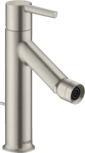 Axor Starck Single Lever Bidet Mixer With Lever Handle And Pop-up Waste Stainless Steel