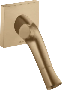 Axor Starck Organic 2-handle Basin Mixer For Concealed Installation Wall-mounted With Spout 187 Mm Brushed Bronze