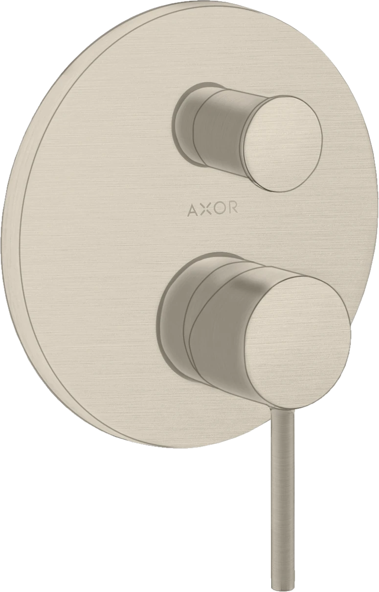 Axor Starck Bath Mixers Concealed 217 X 187 X 135mm Nickel - Brushed