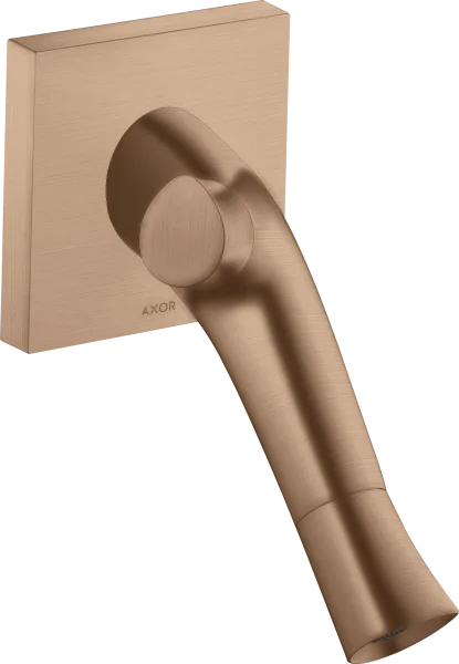 Axor Starck Organic 2-handle Basin Mixer For Concealed Installation Wall-mounted With Spout 187 Mm Brushed Red Gold