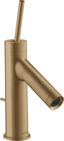 Axor Starck Single Lever Basin Mixer 70 With Pin Handle For Cloakroom Basins With Pop-up Waste Brushed Bronze