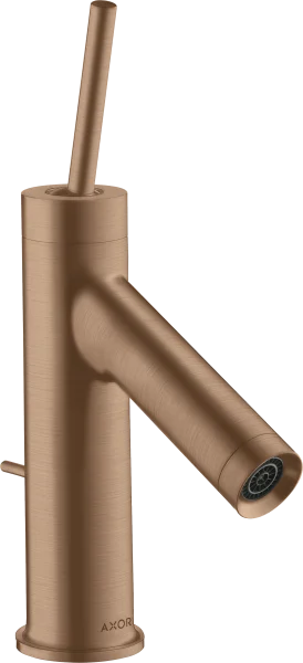 Axor Starck Single Lever Basin Mixer 70 With Pin Handle For Cloakroom Basins With Pop-up Waste Brushed Red Gold