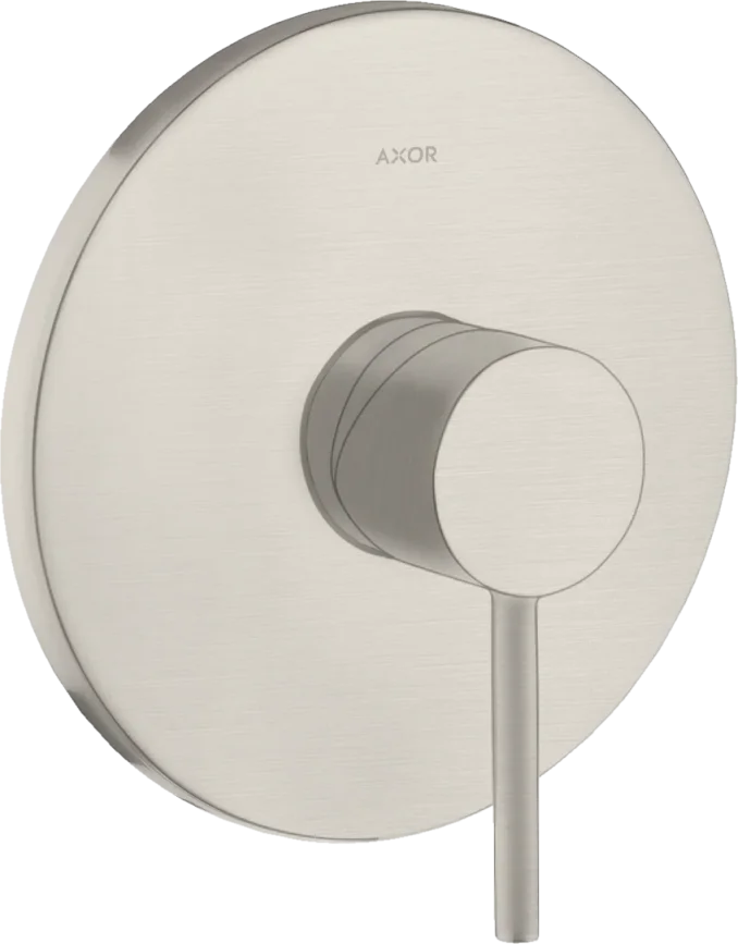 Axor Starck Single Lever Manual Shower Mixer For Concealed Installation With Pin Handle Stainless Steel Optic product image - Image 1