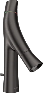 Axor Starck Organic 2-handle Basin Mixer 80 With Pop-up Waste Brushed Black Chrome