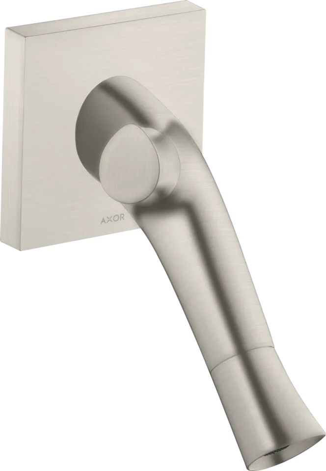 Axor Starck Organic 2-handle Basin Mixer For Concealed Installation Wall-mounted With Spout 187 Mm Stainless Steel Optic product image - Image 1